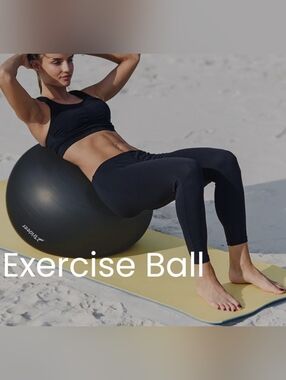 Trideer Extra Thick Exercise Ball 65cm with pump. NWOT